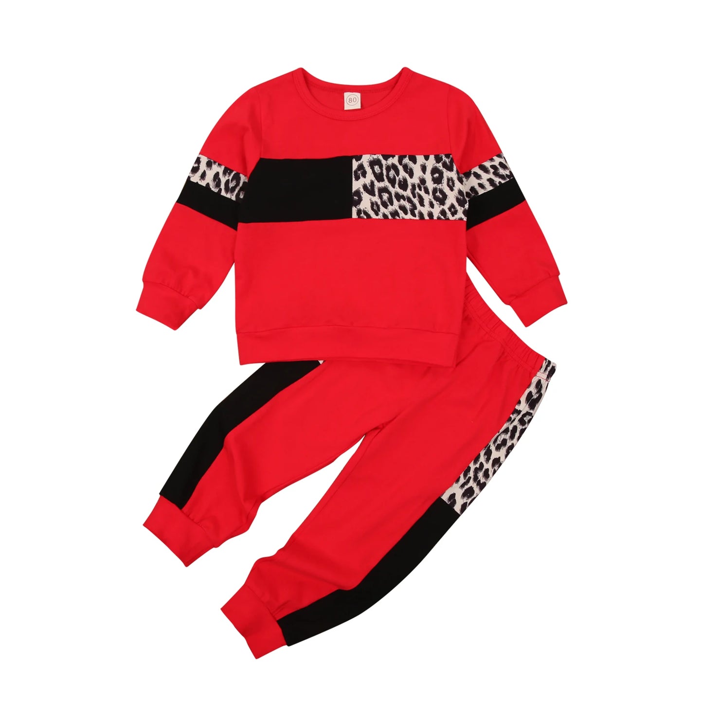 Leopard Pattern Shirt Long Pants Outfit