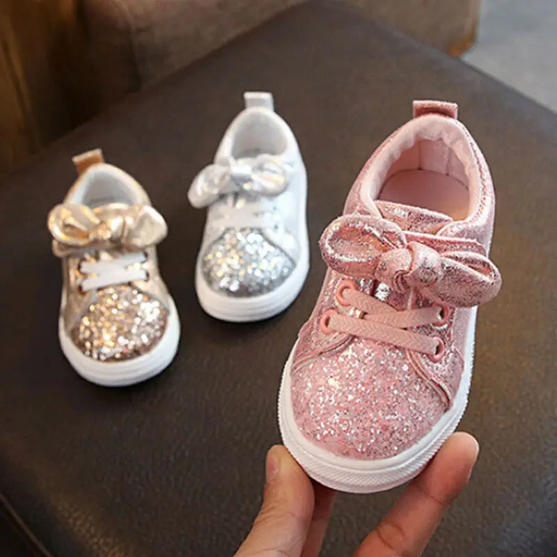 Cute Bowknot Shiny Shoes