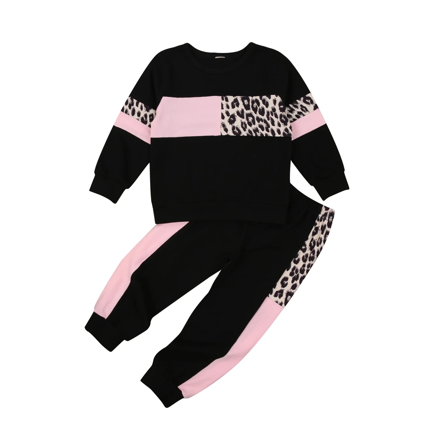 Leopard Pattern Shirt Long Pants Outfit