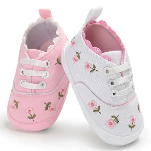 Canvas Cute Flower Sneaker Shoes