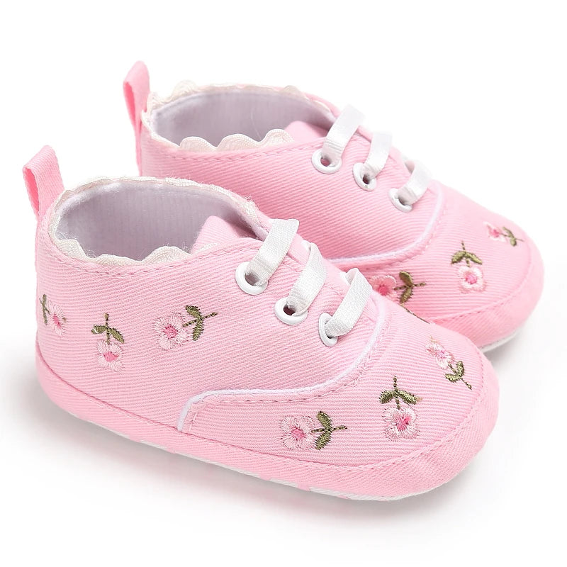 Canvas Cute Flower Sneaker Shoes