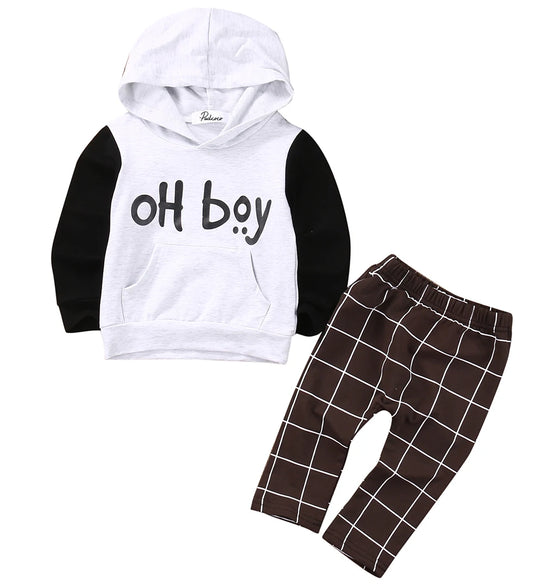 Tops Pants Plaid Clothing Boys Outfits