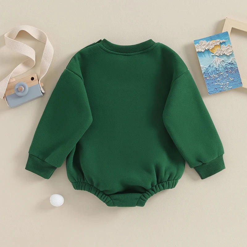 Fleece Solid Color Bubble Bodysuit