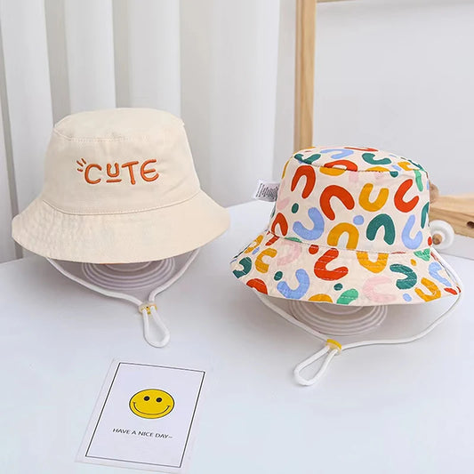 Double Sided Baby Bucket Hat