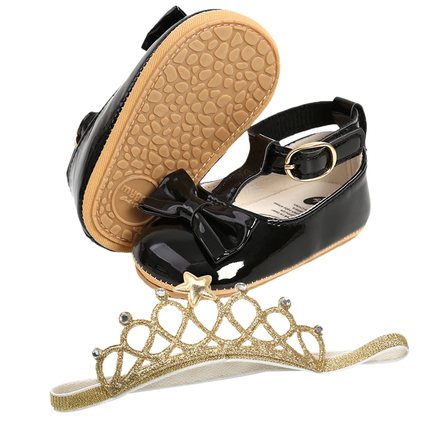 Soft Sole Bowknot Princess Wedding Shoes