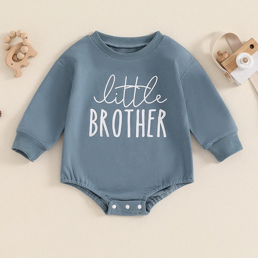 Round Neck Long Sleeve Toddler Fall Bodysuits