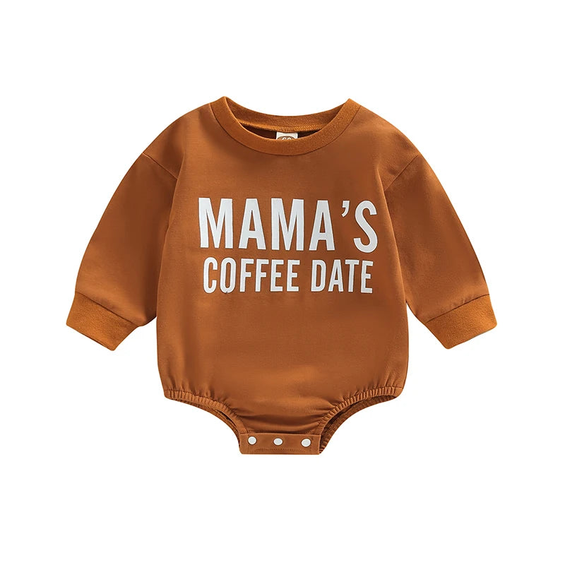 Letter MAMA's Coffee Date Print Bodysuit