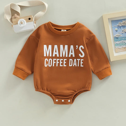 Letter MAMA's Coffee Date Print Bodysuit