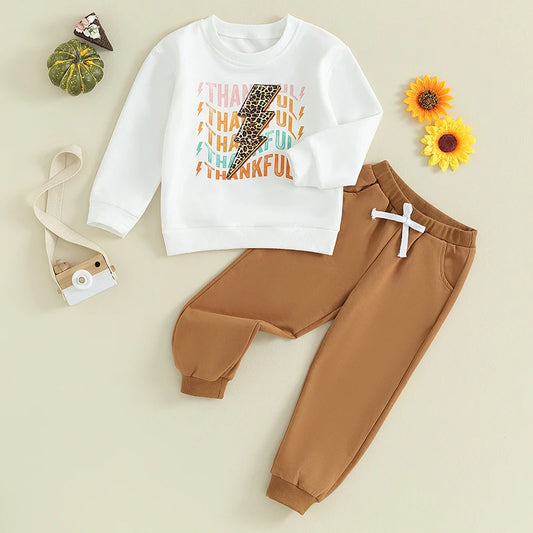 Crewneck Sweatshirt Long Pants Clothes