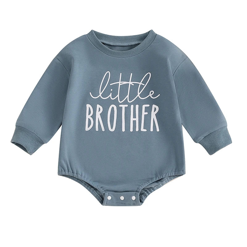 Round Neck Long Sleeve Toddler Fall Bodysuits