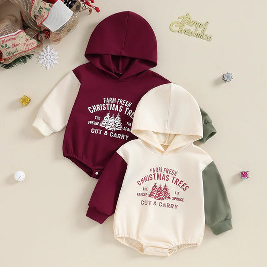 Baby Long Sleeve Christmas Bodysuit