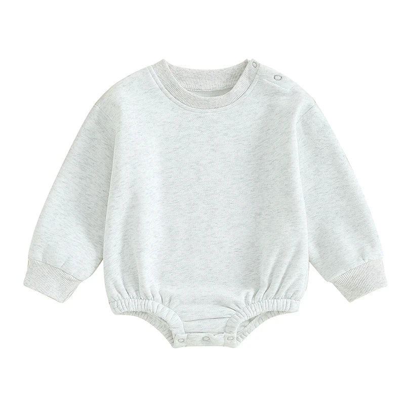 Fleece Solid Color Bubble Bodysuit