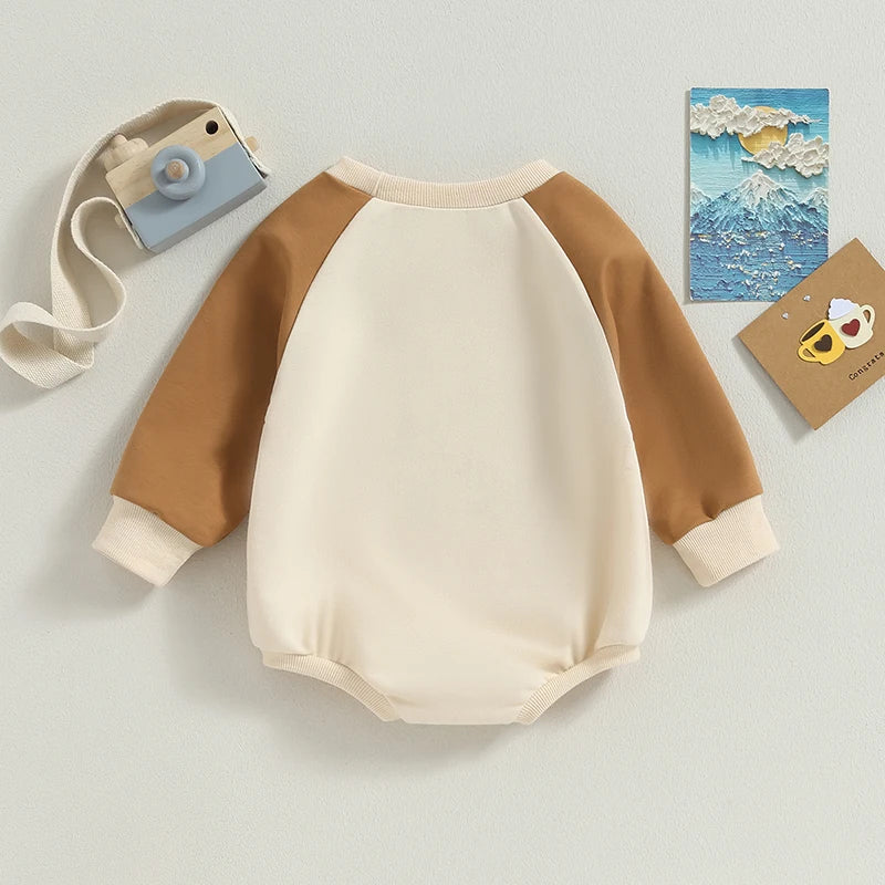 Casual Raglan Long Sleeve Round Neck Bodysuit