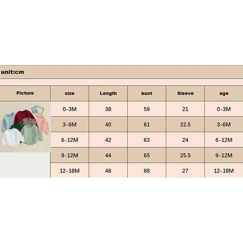 Fleece Solid Color Bubble Bodysuit