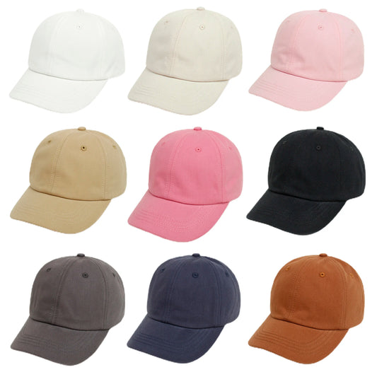 Cotton Adjustable Baseball Letter Hats