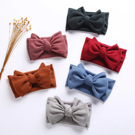 Cute Stretch Bowknot Sweat Hair Bands