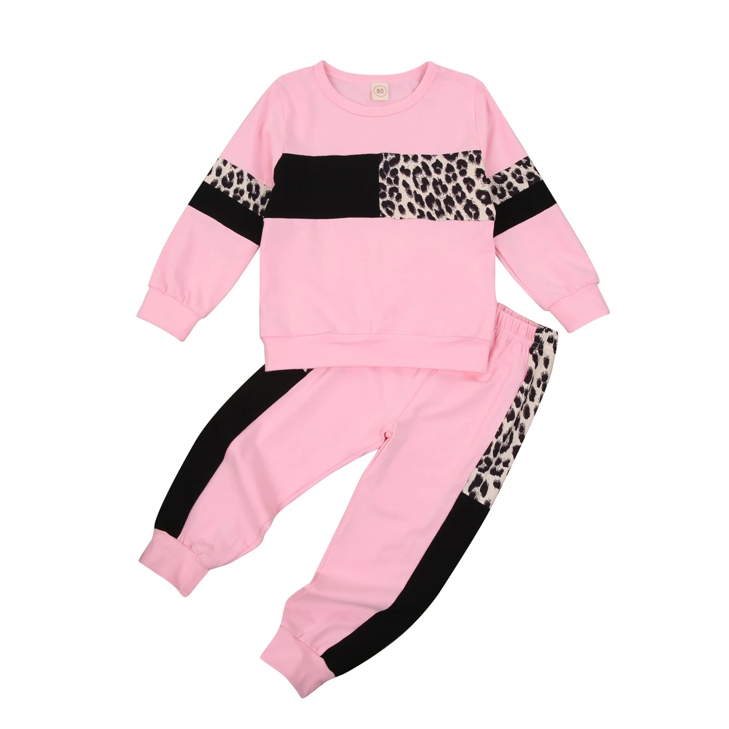 Leopard Pattern Shirt Long Pants Outfit