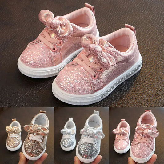 Cute Bowknot Shiny Shoes