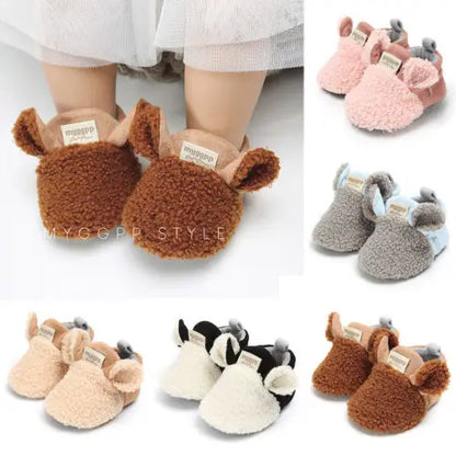Warm Soft Sole Crib Shoes