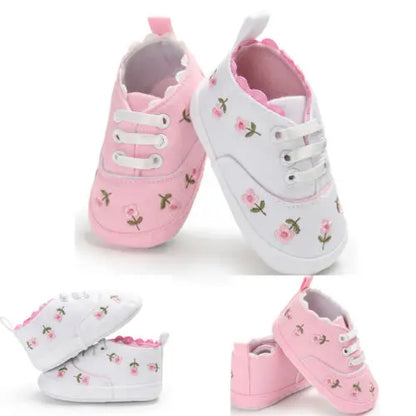 Canvas Cute Flower Sneaker Shoes