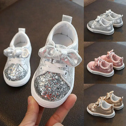 Cute Bowknot Shiny Shoes