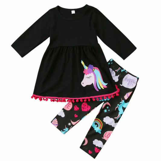Dress + Floral Pant Clothing Set