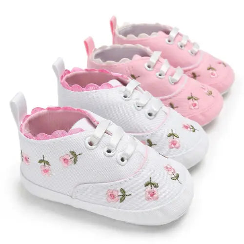 Canvas Cute Flower Sneaker Shoes