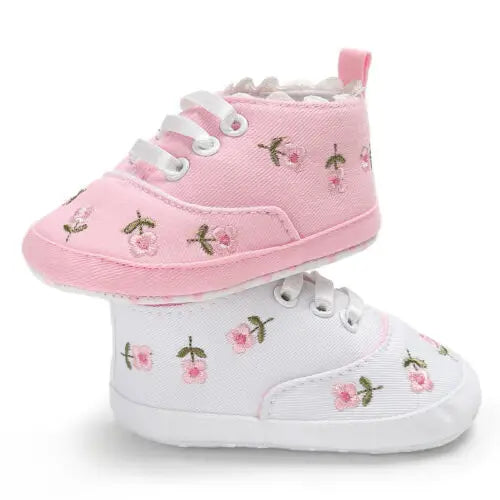 Canvas Cute Flower Sneaker Shoes