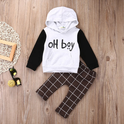 Tops Pants Plaid Clothing Boys Outfits