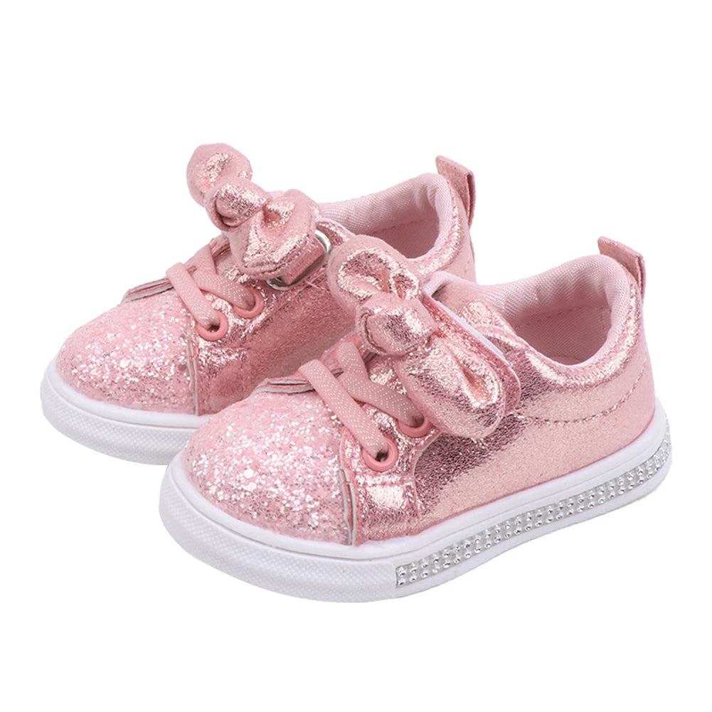 Cute Bowknot Shiny Shoes