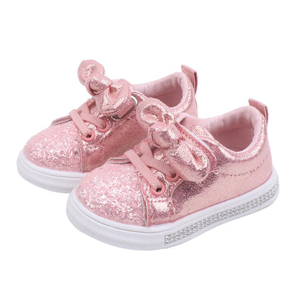 Cute Bowknot Shiny Shoes
