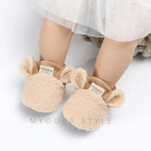 Warm Soft Sole Crib Shoes