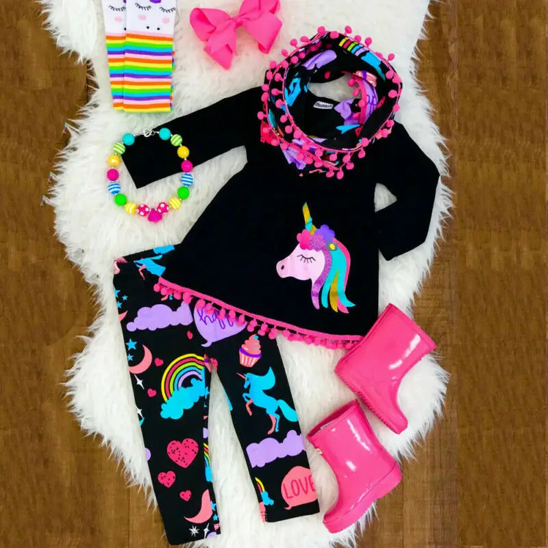 Dress + Floral Pant Clothing Set