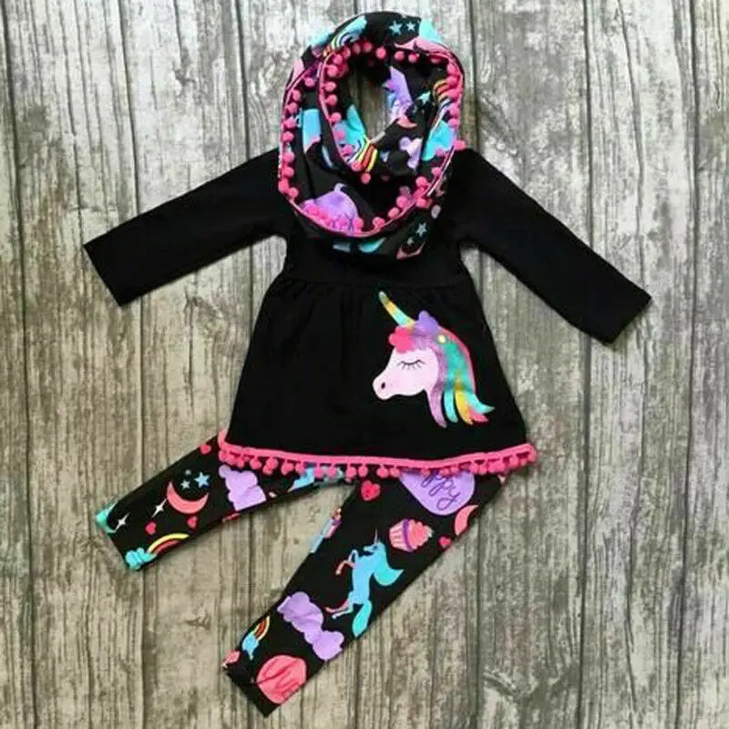 Dress + Floral Pant Clothing Set