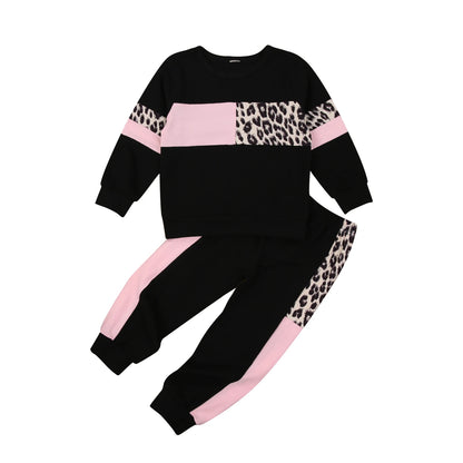 Leopard Pattern Shirt Long Pants Outfit