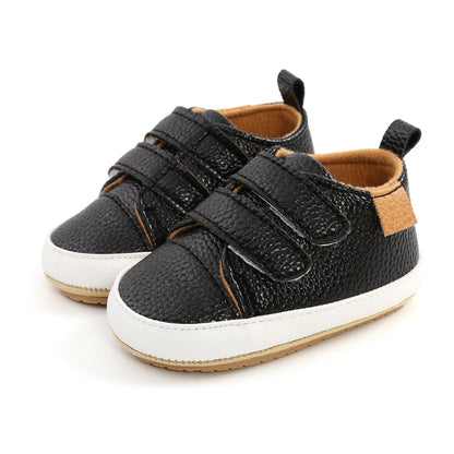 Solid Shallow Buckle Strap Casual Shoes