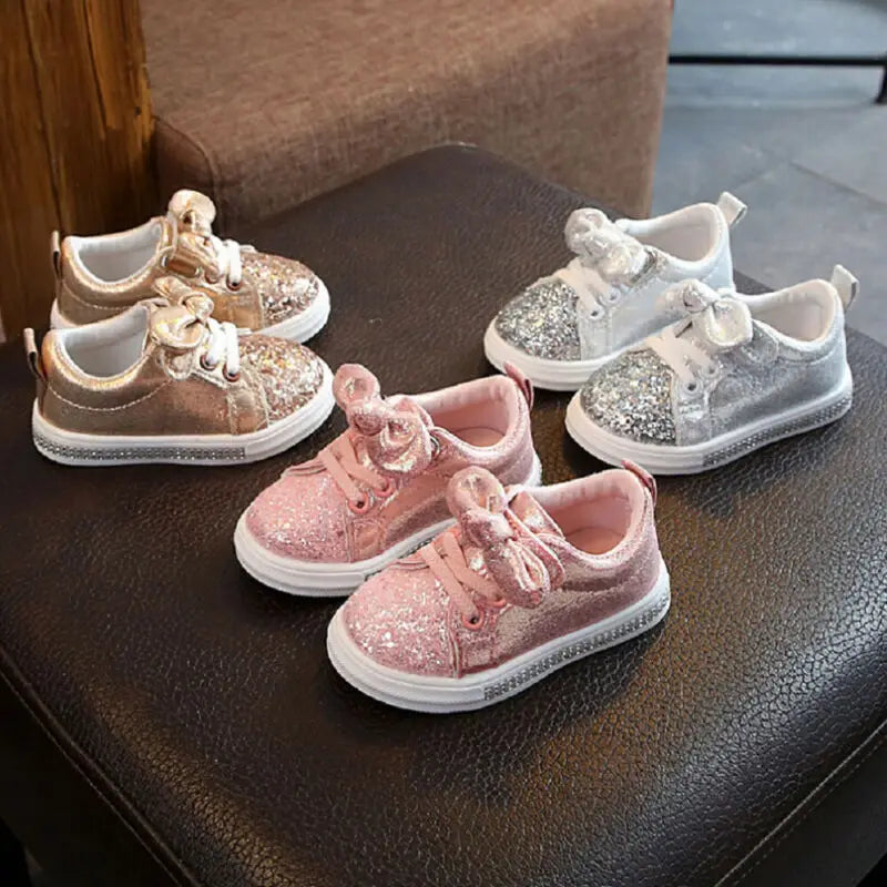 Cute Bowknot Shiny Shoes