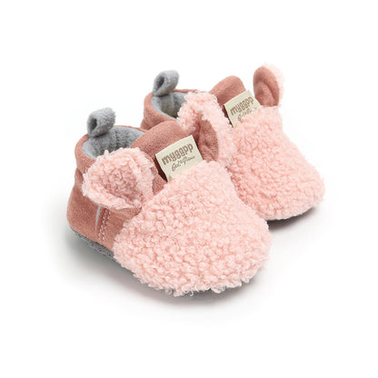 Warm Soft Sole Crib Shoes