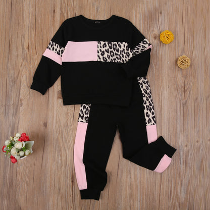Leopard Pattern Shirt Long Pants Outfit