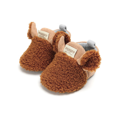Warm Soft Sole Crib Shoes