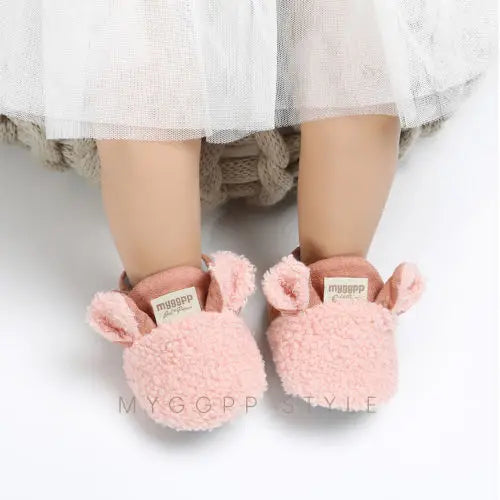 Warm Soft Sole Crib Shoes