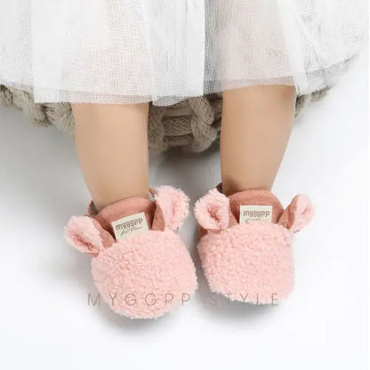 Warm Soft Sole Crib Shoes