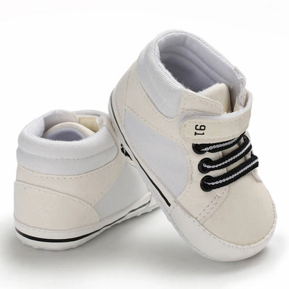 Leather Sports Crib Soft First Walker Shoes