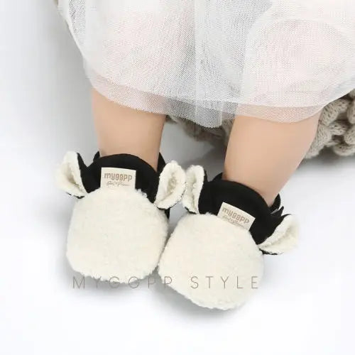 Warm Soft Sole Crib Shoes
