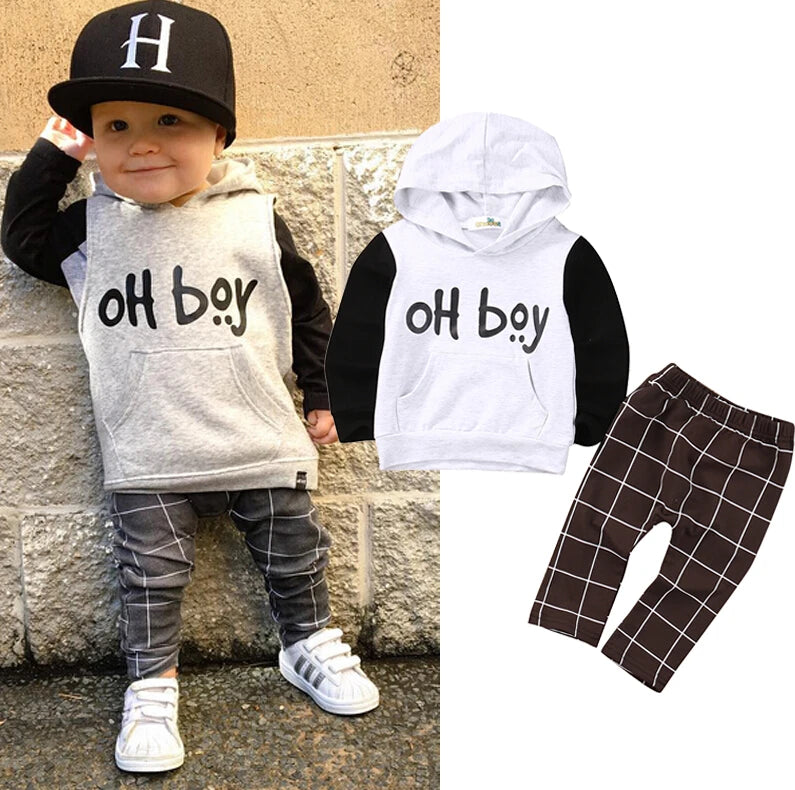 Tops Pants Plaid Clothing Boys Outfits