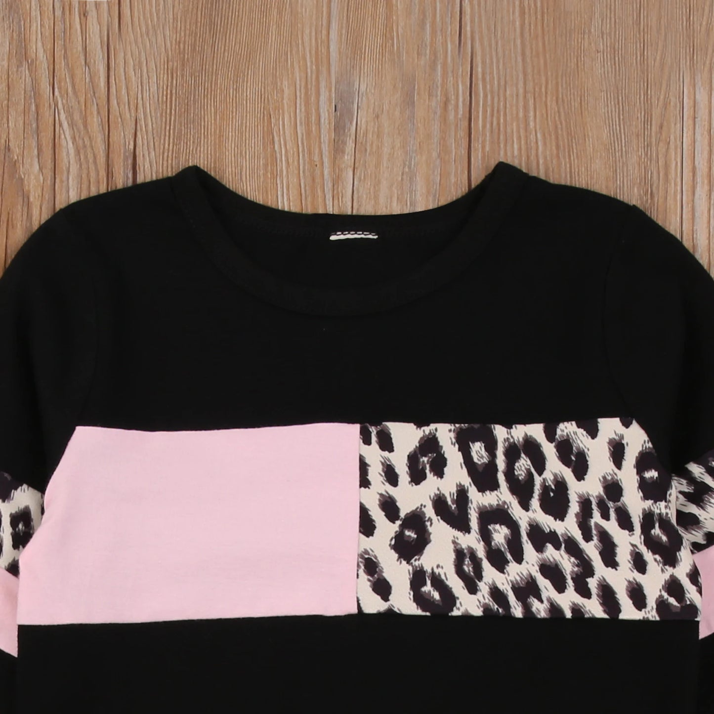 Leopard Pattern Shirt Long Pants Outfit
