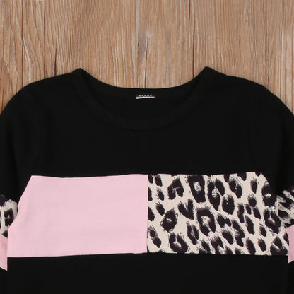 Leopard Pattern Shirt Long Pants Outfit