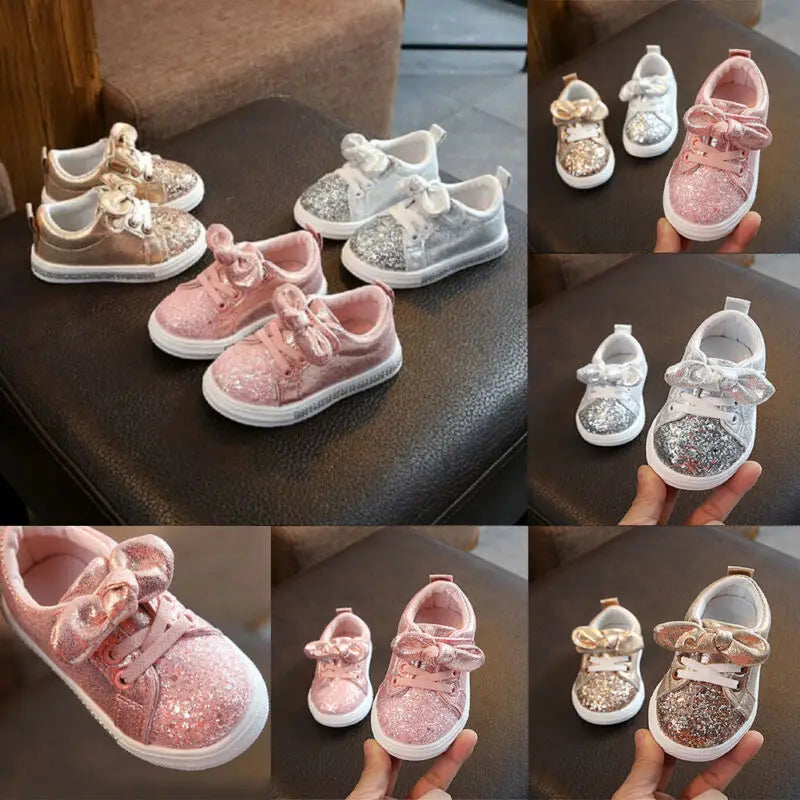 Cute Bowknot Shiny Shoes