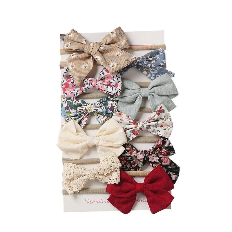 Baby Girl Stretchy Nylon Hairbands