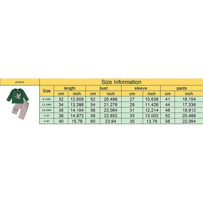 Duck T-shirt with Plaid Pants Clothing Set